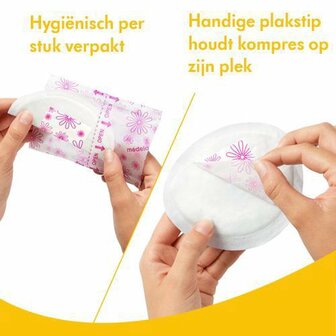 Medela Ultra Thin Zoogcompressen wegwerp individueel verpakt extra dun - 30 stuks